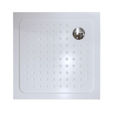 Receveur De Douche Sana 80x80 Cm Blanc + Bonde Et Siphon Inclus Receveur De Douche Sana 80x80 Cm Blanc + Bonde Et Siphon Inclus