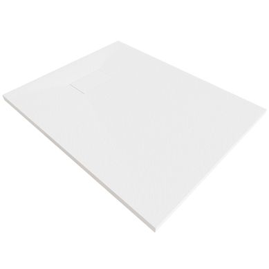 Receveur De Douche Baya 90x140 Cm Blanc Extra-plat Aspect Pierre + Bonde Receveur De Douche Baya 90x140 Cm Blanc Extra-plat Aspect Pierre + Bonde