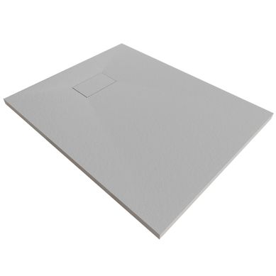 Receveur De Douche Baya 100x140 Cm Gris Extra-plat Aspect Pierre + Bonde Receveur De Douche Baya 100x140 Cm Gris Extra-plat Aspect Pierre + Bonde