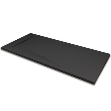 Receveur De Douche Polar 80x160 Cm Noir Effet Pierre Extra-plat Antidérapant + Bonde Receveur De Douche Polar 80x160 Cm Noir Effet Pierre Extra-plat Antidérapant + Bonde