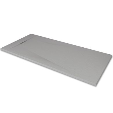 Receveur De Douche Polar 80x140 Cm Gris Effet Pierre Extra-plat Antidérapant + Bonde Receveur De Douche Polar 80x140 Cm Gris Effet Pierre Extra-plat Antidérapant + Bonde