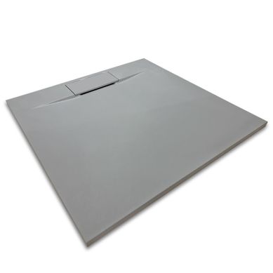 Receveur De Douche Polar 80x100 Cm Gris Effet Pierre Extra-plat Antidérapant + Bonde Receveur De Douche Polar 80x100 Cm Gris Effet Pierre Extra-plat Antidérapant + Bonde