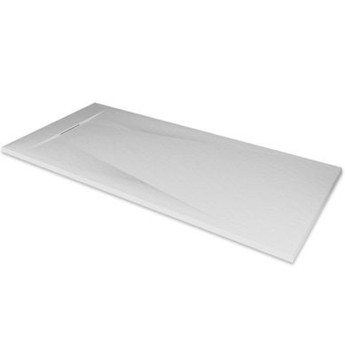 Receveur De Douche Polar 80x100 Cm Blanc Effet Pierre Extra-plat Antidérapant + Bonde Receveur De Douche Polar 80x100 Cm Blanc Effet Pierre Extra-plat Antidérapant + Bonde