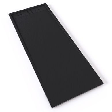 Receveur De Douche Hiemal 70 X 180 Cm Résine Noir Aspect Ardoise + Bonde Incluse Receveur De Douche Hiemal 70 X 180 Cm Résine Noir Aspect Ardoise + Bonde Incluse