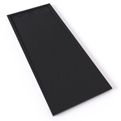 Receveur De Douche Hiemal 70 X 170 Cm Résine Noir Aspect Ardoise + Bonde Incluse Receveur De Douche Hiemal 70 X 170 Cm Résine Noir Aspect Ardoise + Bonde Incluse