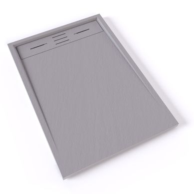 Receveur De Douche Hiemal 70 X 100 Cm Résine Gris Aspect Ardoise + Bonde Incluse Receveur De Douche Hiemal 70 X 100 Cm Résine Gris Aspect Ardoise + Bonde Incluse