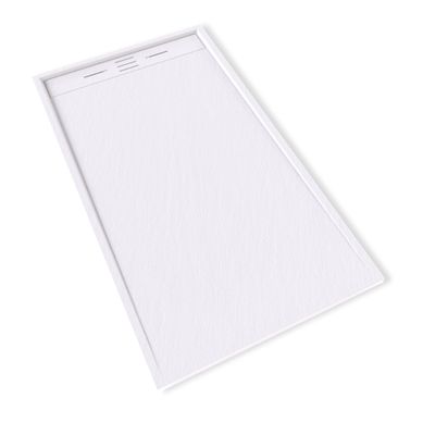 Receveur De Douche Hiemal 90 X 160 Cm Résine Blanc Aspect Ardoise + Bonde Incluse Receveur De Douche Hiemal 90 X 160 Cm Résine Blanc Aspect Ardoise + Bonde Incluse