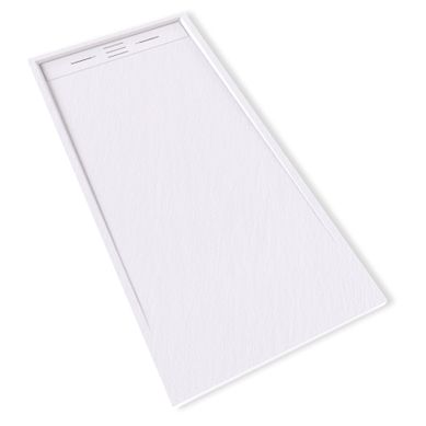Receveur De Douche Hiemal 80 X 170 Cm Résine Blanc Aspect Ardoise + Bonde Incluse Receveur De Douche Hiemal 80 X 170 Cm Résine Blanc Aspect Ardoise + Bonde Incluse