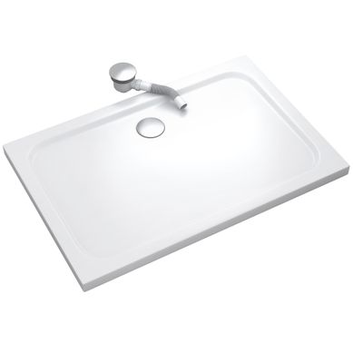 Receveur De Douche Shimmer 80 X 110 Cm Acrylique Blanc + Bonde Et Siphon Inclus Receveur De Douche Shimmer 80 X 110 Cm Acrylique Blanc + Bonde Et Siphon Inclus