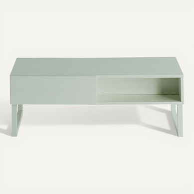 Table Basse   Vert Sauge Mat   1 Niche  Sofia Vert Sauge