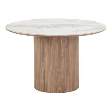 Rhod-table Repas 120 À 200 Cm Marron Rhod-table Repas 120 À 200 Cm Marron