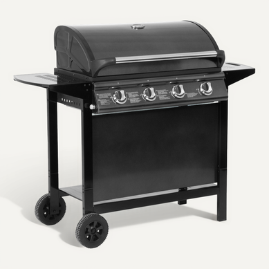 Barbecue Au Gaz Reno - 4 Brûleurs Avec Thermomètre 14kw Barbecue Au Gaz Reno - 4 Brûleurs Avec Thermomètre 14kw