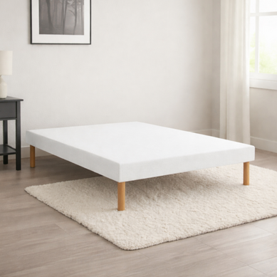 Sommier Essenzia Tradition Graphic 13cm Blanc 120x190 Lattes