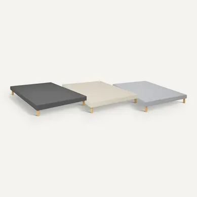 Sommier Essenzia Tradition Graphic 13cm Couleur 140x200 Gris Clair Lattes Sommier Essenzia Tradition Graphic 13cm Couleur 140x200 Gris Clair Lattes