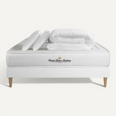 Ensemble 180x200 Matelas Lancaster Ressorts Ensachés Et Mémoire De Forme + Sommier Kit Noir + Couet Ensemble 180x200 Matelas Lancaster Ressorts Ensachés Et Mémoire De Forme + Sommier Kit Noir + Couet