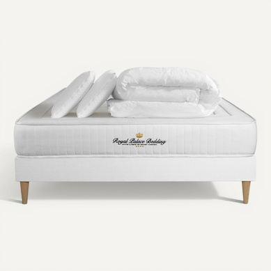 Ensemble 140x190 Matelas Lancaster Ressorts Ensachés Et Mémoire De Forme + Sommier Kit Noir + Couet Ensemble 140x190 Matelas Lancaster Ressorts Ensachés Et Mémoire De Forme + Sommier Kit Noir + Couet