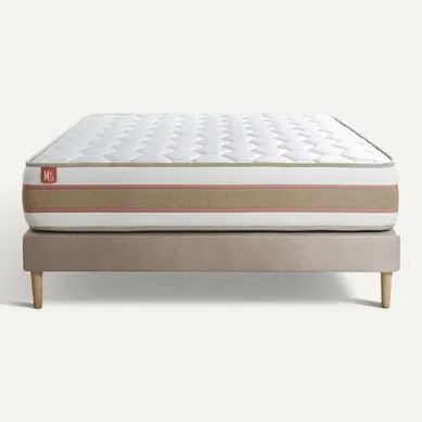 Ensemble Matelas Ressorts Ensachés Et Mémoire De Forme 180x200 Le Délicat Ep:26 Cm - Sommier Kit Bei Ensemble Matelas Ressorts Ensachés Et Mémoire De Forme 180x200 Le Délicat Ep:26 Cm - Sommier Kit Bei