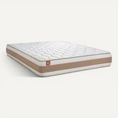 Matelas Ressorts Ensachés Et Mémoire De Forme 200x200 Le Délicat - Ep: 26cm - Confort Equilibré Matelas Ressorts Ensachés Et Mémoire De Forme 200x200 Le Délicat - Ep: 26cm - Confort Equilibré