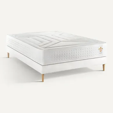 Ensemble Matelas Ressorts Ensachés Et Mémoire De Forme 200x200 Vingt-quatre Ep:24 Cm - Sommier Kit B Ensemble Matelas Ressorts Ensachés Et Mémoire De Forme 200x200 Vingt-quatre Ep:24 Cm - Sommier Kit B