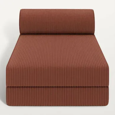 Méridienne Modulable Et Convertible - Velours Côtelé - Terracotta Méridienne Modulable Et Convertible - Velours Côtelé - Terracotta