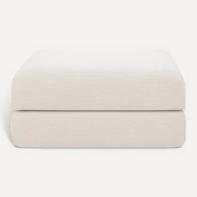 Pouf Modulable Et Convertible - Tissu Imperméable - Gris Pouf Modulable Et Convertible - Tissu Imperméable - Gris