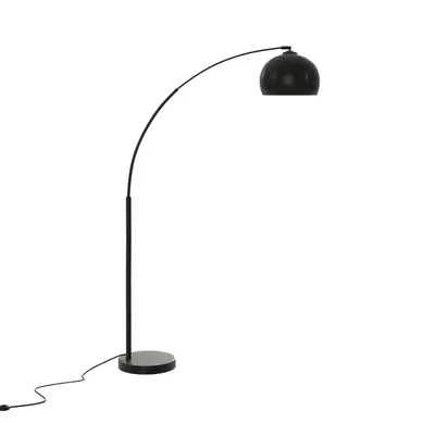 Lampadaire Abat-jour En Métal Noir - Dinard