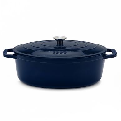 Alma36 - Cocotte En Fonte Ovale 36cm Alma36 - Cocotte En Fonte Ovale 36cm