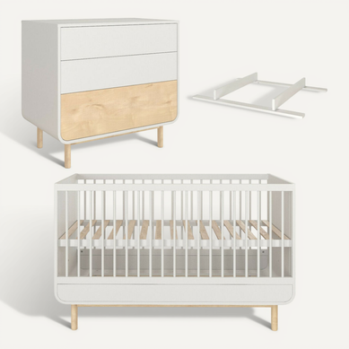 Mini Chambre Bébé Sasha Blanc 70x140 Cm Mini Chambre Bébé Sasha Blanc 70x140 Cm