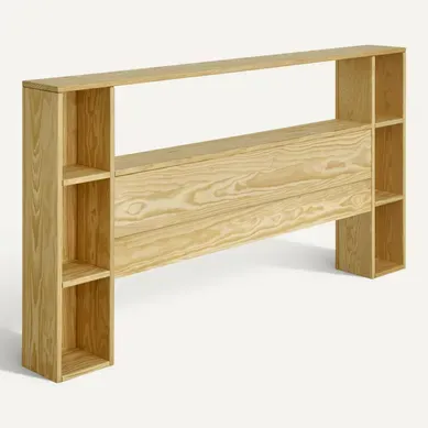 Tête De Lit Avec Rangements Lou Bois Naturel 160 Cm Tête De Lit Avec Rangements Lou Bois Naturel 160 Cm