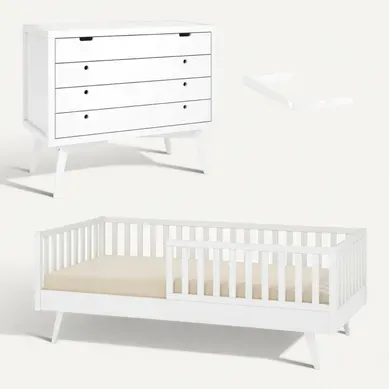 Chambre Montessori Enfant 90x190 Cm Romeo Blanc Chambre Montessori Enfant 90x190 Cm Romeo Blanc