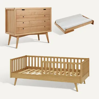 Chambre Montessori Enfant 90x190 Cm Romeo Noisette Chambre Montessori Enfant 90x190 Cm Romeo Noisette
