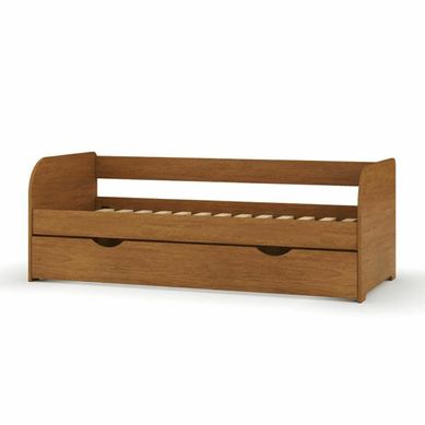 Lit Banquette Gigogne 80x190 Cm Zira Noisette Lit Banquette Gigogne 80x190 Cm Zira Noisette