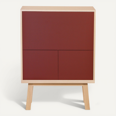 Bureau Secrétaire Avec Rangement De 90 Cm De Large, En Frêne Bureau Secrétaire Avec Rangement De 90 Cm De Large, En Frêne