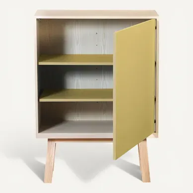 Armoire 1 Porte De 90 Cm De Large, En Frêne Armoire 1 Porte De 90 Cm De Large, En Frêne