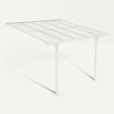 Pergola/carport Adossé Kleo 300l300 Aluminium Blanc Pergola/carport Adossé Kleo 300l300 Aluminium Blanc