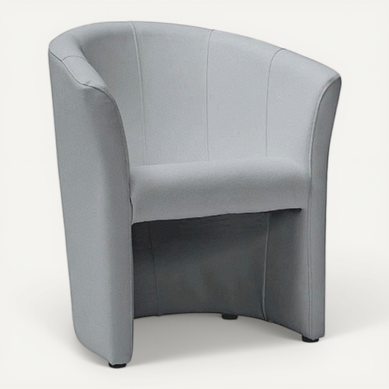 Fauteuil Cabriolet Confort écocuir Gris Tisso Fauteuil Cabriolet Confort écocuir Gris Tisso