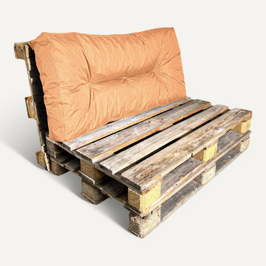 Coussin Palette En Polyester 120x60 Cm Orange