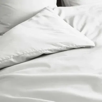 Housse De Couette Blanc En Percale De Coton 260 X 240 Cm Housse De Couette Blanc En Percale De Coton 260 X 240 Cm