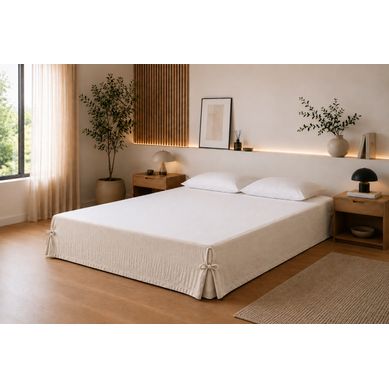 Cache-sommier 160 X 200 Cm Double Gaze De Coton Gaïa Pampa – Qualité Haut De Gamme Cache-sommier 160 X 200 Cm Double Gaze De Coton Gaïa Pampa – Qualité Haut De Gamme
