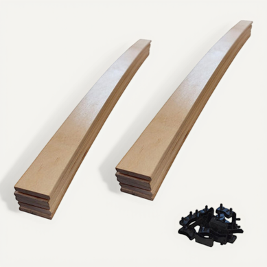 Lot De 10 Lattes + Embouts Pour Sommier Et Lit - 680x48x8 Mm - Bois Hêtre Durable - 7 Plis Lot De 10 Lattes + Embouts Pour Sommier Et Lit - 680x48x8 Mm - Bois Hêtre Durable - 7 Plis