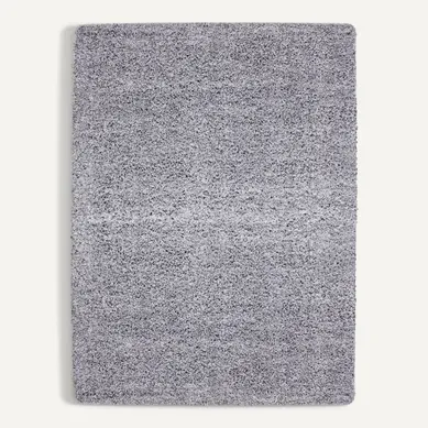 Shaggy - Tapis Uni À Poils Longs - Gris Clair 300 X 400 Cm