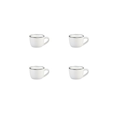 Tasse Pure 12cl - 4 Pièces - Blanc Neige Tasse Pure 12cl - 4 Pièces - Blanc Neige