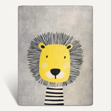 Tapis Enfant Simba Gris - 80x150cm Tapis Enfant Simba Gris - 80x150cm