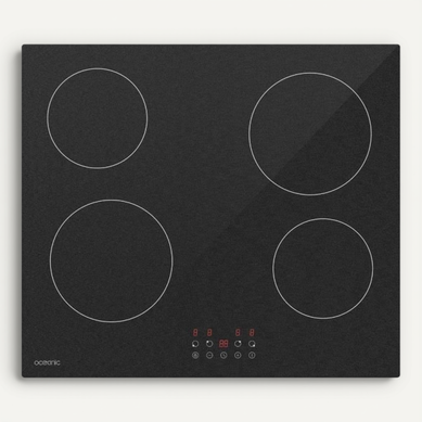 Table De Cuisson Vitrocéramique 4 Zones Intégrable Noire à Commandes Tactiles Table De Cuisson Vitrocéramique 4 Zones Intégrable Noire à Commandes Tactiles