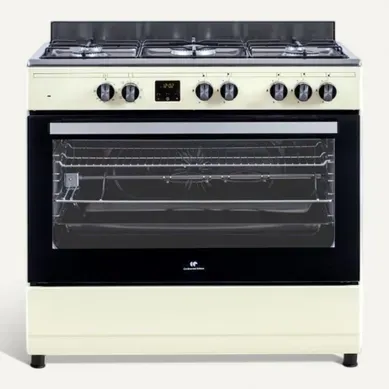 Cuisinière Gaz Pose Libre 5 Foyers + Four 95 L Catalyse Cuisinière Gaz Pose Libre 5 Foyers + Four 95 L Catalyse