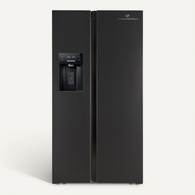 Réfrigérateur Américain - Ceranf556b1 - Distributeur Eau / Glaçons - Classe E - 91,1 X 70,6 X 178 Cm