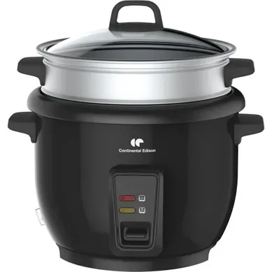 Cuiseur À Riz électrique 700 W 1,8 L Inox Avec Panier Vapeur Cuiseur À Riz électrique 700 W 1,8 L Inox Avec Panier Vapeur