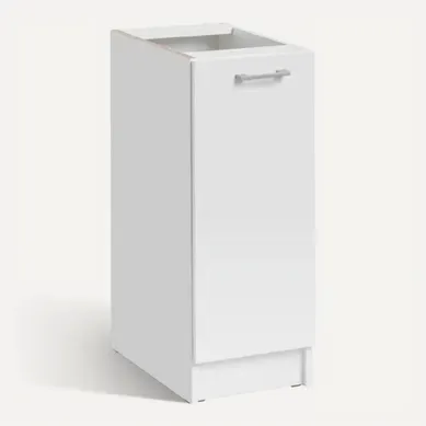 Meuble Bas De Cuisine Eco Blanc 1 Porte L 30 Cm