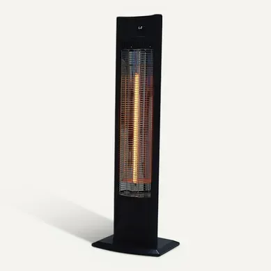 Chauffage électrique Radiant "tornado" - 2000w - Noir Chauffage électrique Radiant "tornado" - 2000w - Noir