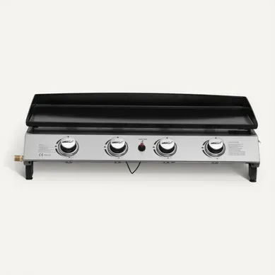 Plancha À Gaz Avec 4 Brûleurs En Métal "jolly" - 10 Kw - Gris Plancha À Gaz Avec 4 Brûleurs En Métal "jolly" - 10 Kw - Gris